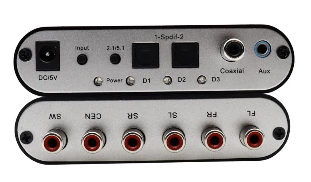External Sound Card Digital SPDIF Surround 5.1