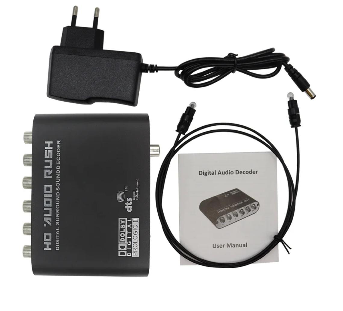 External Sound Card Digital SPDIF Surround 5.1